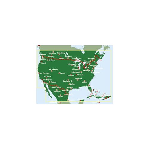 USA - Dél-Kanada, 1:4 000 000  Freytag térkép AK 116