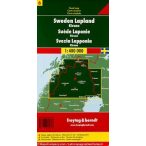   Svédország 6 Lappföld-Kiruna, 1:400 000  Freytag térkép AK 06612