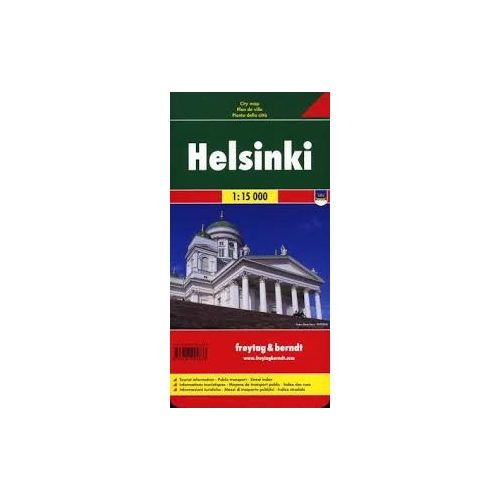 Helsinki térkép Freytag & Berndt 1:15 000 