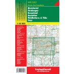   WK 052 Mostviertel, Strudengau, Donauland, Amstetten, Waidhofen a.d. Ybbs, Steyr turistatérkép 1:50 000