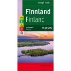   Finnország térkép, Finnország autótérkép Freytag  1:500e 