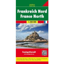   Franciaország észak térkép  1:500 000  Freytag térkép AK 0405
