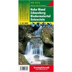   WK 5012 Hohe Wand, Schneeberg, Biedermeiertal, Gutenstein turistatérkép 1:35 000