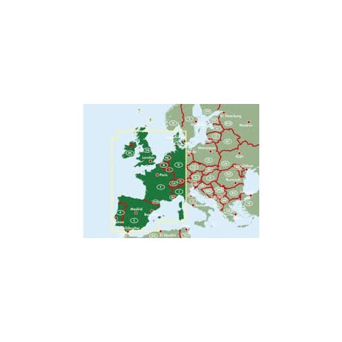 Nyugat-Európa térkép Freytag & Berndt 1:2 000 000  AK 2005