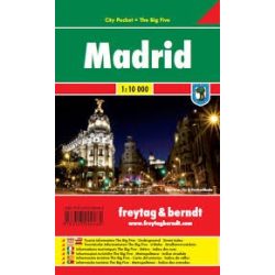   Madrid, 1:10 000 City Pocket vízhatlan  Freytag térkép PL 106 CP
