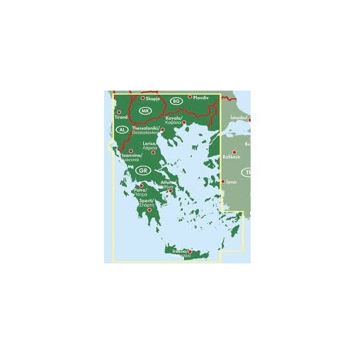 Görögország térkép  1:700 000  Freytag térkép AK 0832