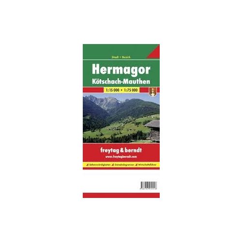 Hermagor térkép Freytag & Berndt 1:15 000 