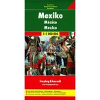  Mexikó térkép, 1:1 500 000  Freytag Mexico térkép  