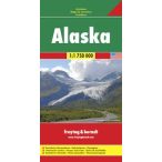 Alaszka térkép, 1:1 750 000 Freytag térkép AK 168  2017