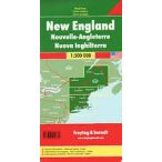 New England térkép, 1:500 000  Freytag térkép AK 171