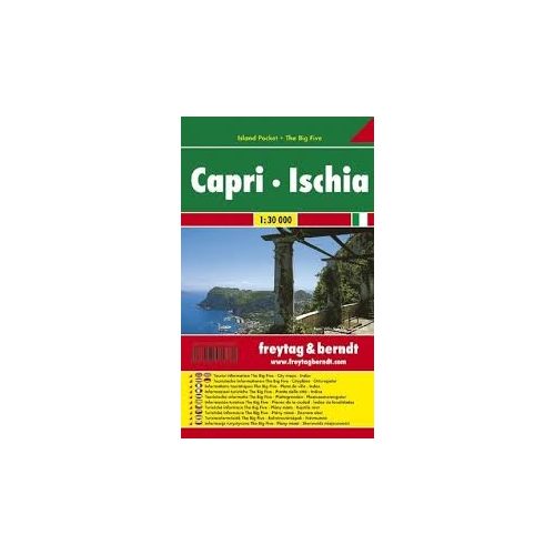 Capri, Ischia, Amalfi térkép  Freytag  1:40 000   AK 0606 IP