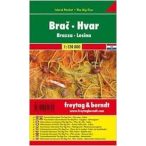 Brač-Hvar, 1:120 000 Freytag térkép AK 0705 IP