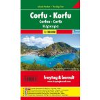 Korfu térkép, 1:10 000 City Pocket vízhatlan Freytag