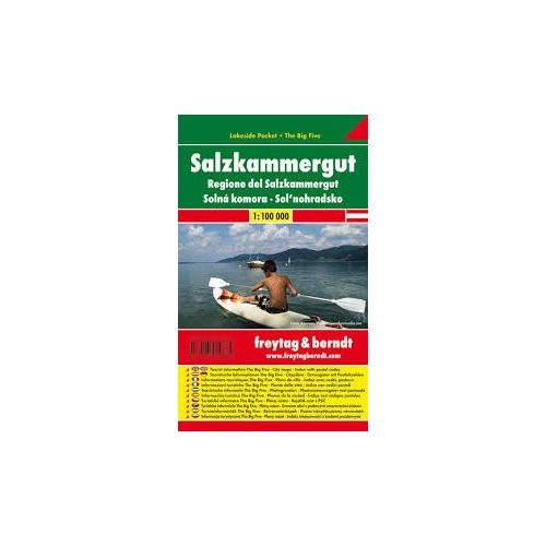 Salzkammerguti tavak térkép, Salzkammergut túratérkép pocket 1:100 000  Freytag