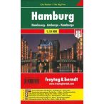   Hamburg, 1:10 000 City Pocket vízhatlan  Freytag térkép PL 133 CP