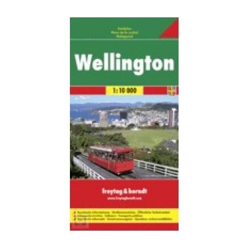 Wellington térkép Freytag & Berndt 1:10 000 