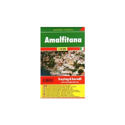 Amalfi térkép, Amalfi öböl  1:40 000 Amalfitana térkép Freytag