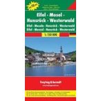   Eifel, Mosel, Hunsrück, Westerwald térkép  Top 10 tipp térkép  1:150 000  Freytag térkép DEU 8