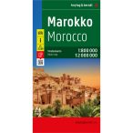 Marokkó térkép  Freytag 1:800 000-1:2 000 000  AK 175