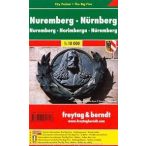   Nürnberg térkép 1:10 000 City Pocket vízhatlan  Freytag térkép PL 136 CP