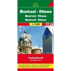 Montreal city, Ville city térkép Freytag 1:15 000 