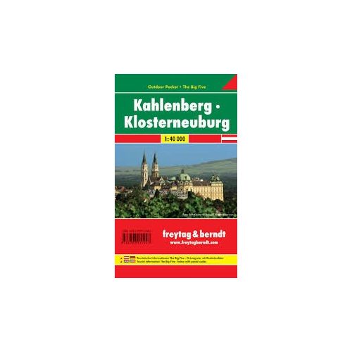 Kahlenberg, Klosterneuburg térkép Pocket, vízhatlan Freytag térkép WK 011 OUP