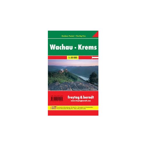 Wachau turistatérkép - Krems térkép Freytag  utdoor Pocket vízhatlan WK 071 OUP