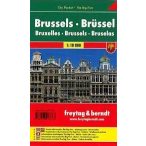   Brüsszel, 1:10 000 City Pocket vízhatlan Freytag térkép PL 119 CP