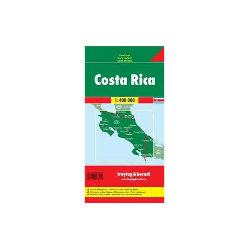 Costa Rica térkép, 1:400 000  Freytag térkép AK 181