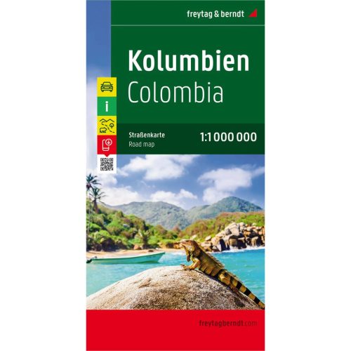 Colombia térkép Kolumbia autós térkép Freytag 1:1Mio
