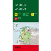 Colombia térkép Kolumbia autós térkép Freytag 1:1Mio