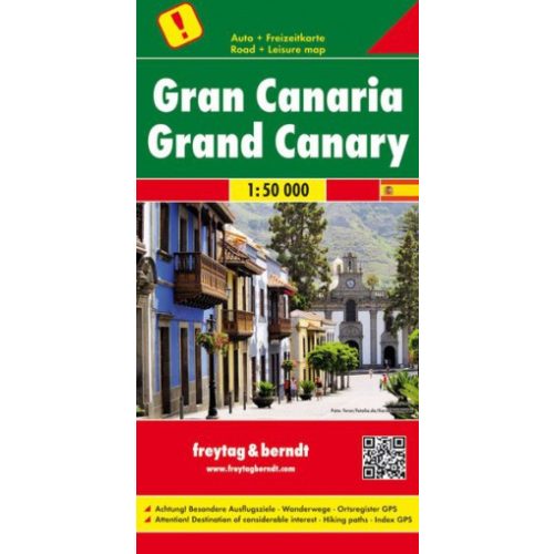 Gran Canaria térkép 1:50 000  Freytag térkép Top 10 Kanári-szigetek térkép AK 0525