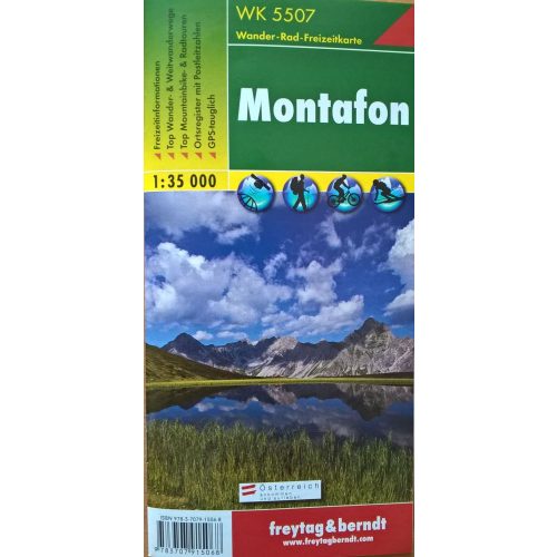 WK 5507 Montafon turistatérkép 1:35 000