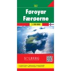   Faroe térkép, Faroe-Szigetek térkép Freytag 1:100 000  2020