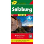   Salzburg környéke térkép , Salzkammergut Top 10 Salzburg térkép 1:150 000  Freytag 