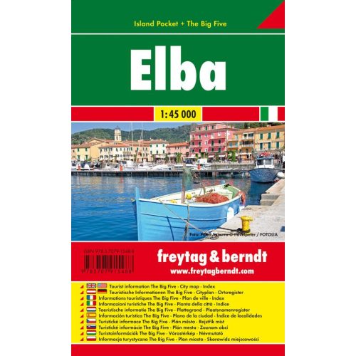 Elba térkép Elba sziget térkép fóliás Freytag 1:45 000 