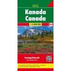   Kanada térkép  1:3 000 000  Freytag Kanada autós térkép 