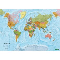    Világ országai falitérkép fóliás Freytag 1:40 000 000   100x70 cm