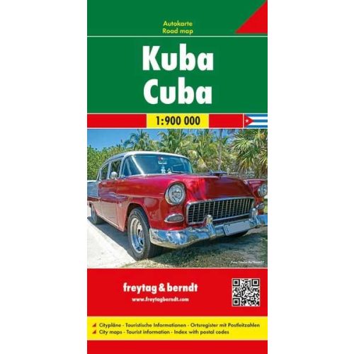 Kuba térkép 1:900 000  Freytag térkép AK 3501
