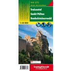   WK 070 TRAISENTAL · ST. PÖLTEN · DUNKELSTEINERWALD turistatérkép 1:50 000  2016