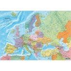    Európa falitérkép fémléces, fóliás Freytag 1:6 000 000   100x70 cm Európa országai