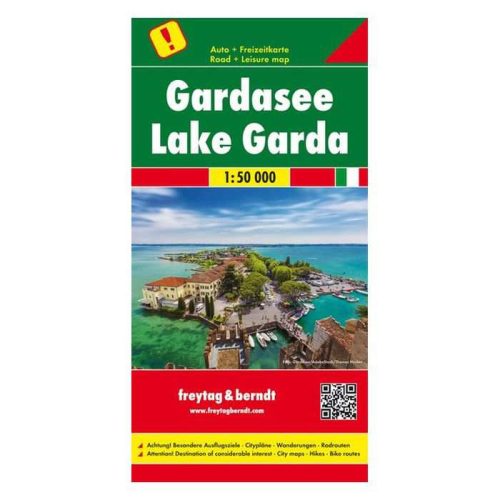 Gardasee térkép, Garda-tó autós térkép, szabadidő térkép Freytag 1:50 000