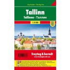 Tallinn térkép Freytag Pocket fóliás 1:10 000   2018