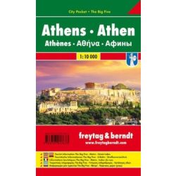 Athén térkép Freytag Pocket fóliás 1:10 000   2018