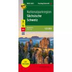   WKD 2401 Szász-Svájc turistatérkép, Nationalparkregion Sächsische Schweiz, Wanderkarte Szász-Svájc térkép 1:25.000 