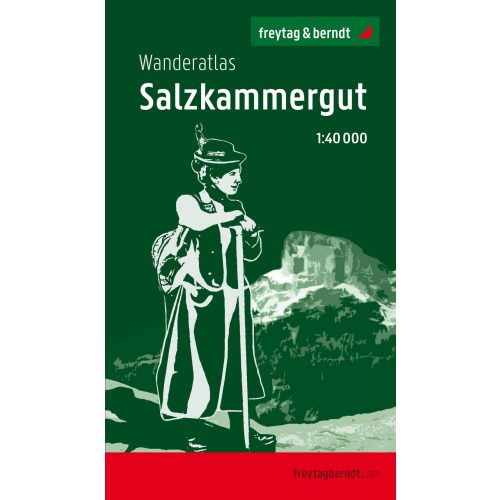 Salzkammergut túrakalauz, Salzkammergut turista térképek, Salzkammergut Wanderatlas Freytag 1:40 000