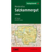 Salzkammergut túrakalauz, Salzkammergut turista térképek, Salzkammergut Wanderatlas Freytag 1:40 000