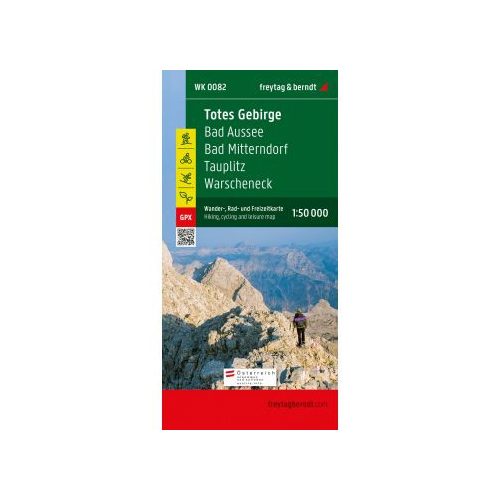 WK 0082 Totes Gebirge, Bad Aussee, Bad Mitterndorf, Tauplitz turistatérkép 1:50 000