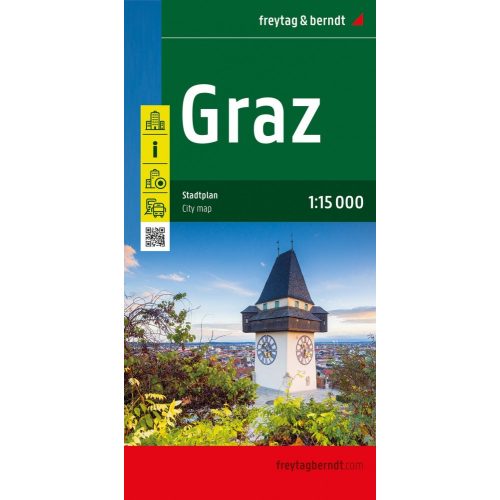 Graz térkép, Graz várostérkép Freytag & Berndt 1:15 000 