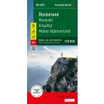   WK 0031 Ötscherland turistatérkép, Mariazell turista térkép, Erlauftal, Melker Alpenvorland 1:50 000 Freytag